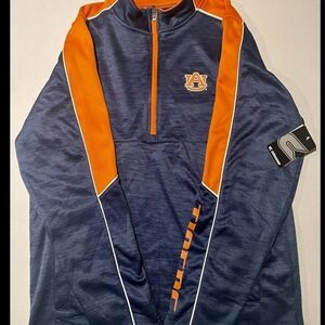Auburn Quarter-Zip Pullover By Colosseum. Mens Medium. NWT